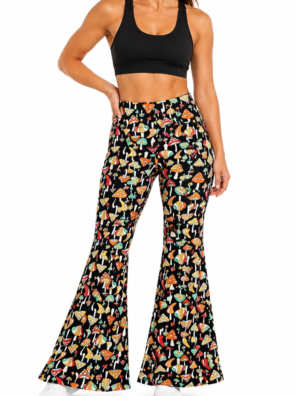 EARTHBOUND Trippy Mushroom Flare Pants size XXL